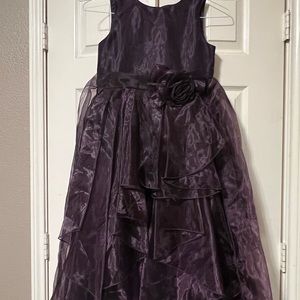 Dark purple dress